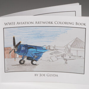 WWII Aviation Art Coloring Book