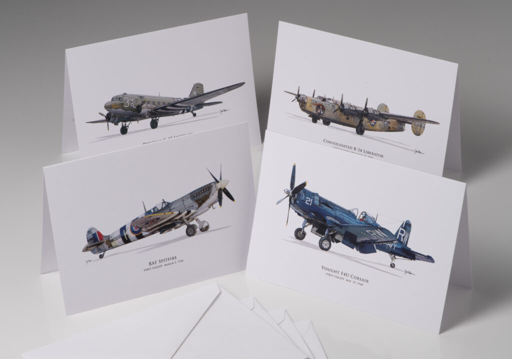 The Corsair Assortment Greeting Cards (set of 4)