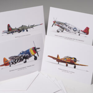 T-6 Assortment Greeting Cards (set of 4)